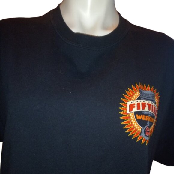 2010 Winter MSRA Back To The Fifties Weekend Mens Large T-Shirt Black - Picture 5 of 8